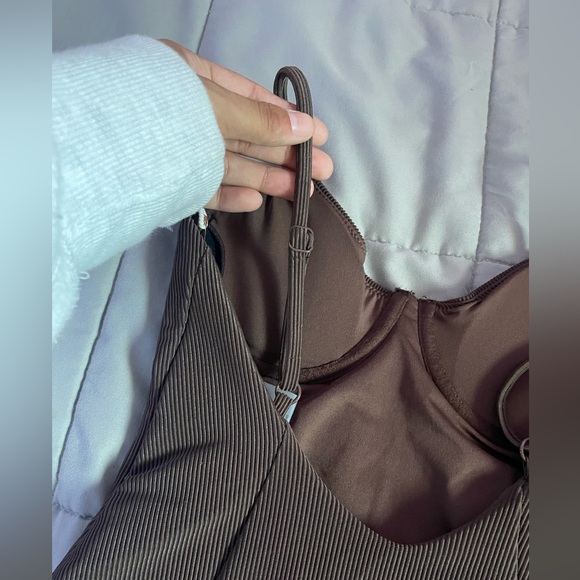 NWT Good American Good Compression Show Up One-Piece Swimsuit SIZE 0 - Picture 8 of 11